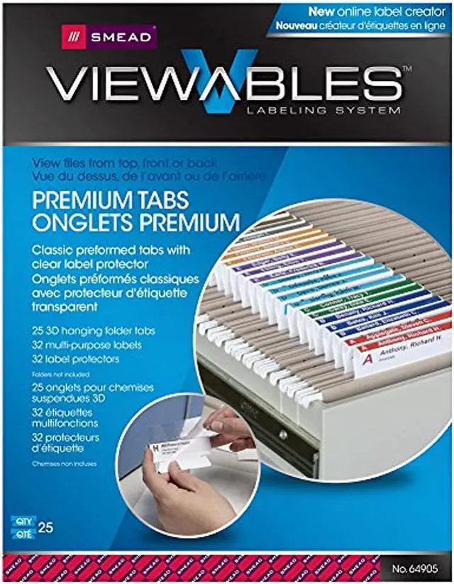 Alt view image 13 of 20 - Smead Viewables Color Labeling System Supplies Refills