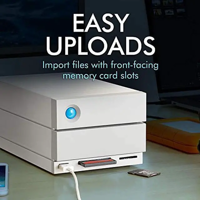 Alt view image 17 of 20 - LaCie 2big Dock RAID Storage Array with 28TB (2x 14TB) HDD #STGB28000400