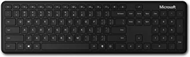 Alt view image 2 of 9 - Microsoft Bluetooth Desktop - Matte Black. Slim, Compact, Wireless Bluetooth Keyboard and Mouse Combo. Extra - Long Battery Life. Works with Bluetooth Enbaled PCs/Mac