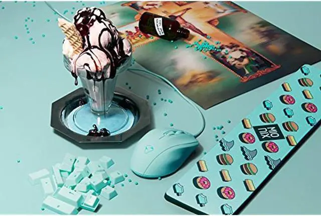 Alt view image 7 of 7 - Mionix Castor Ice Cream Optical Gaming Mouse (Blue)