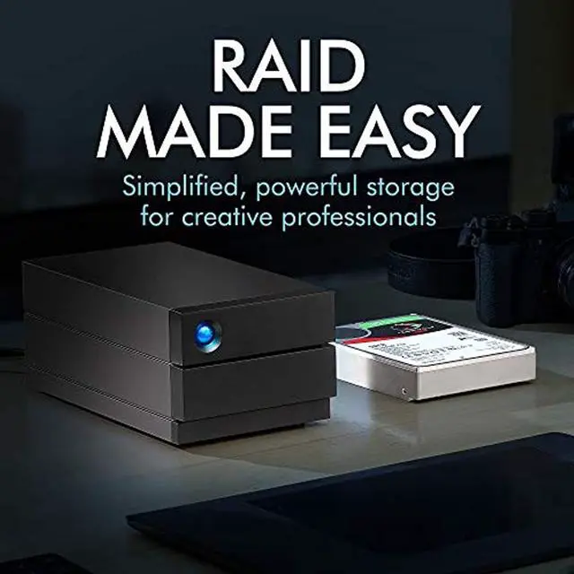 Alt view image 7 of 11 - LaCie 28TB 2big 2-Bay USB 3.1 Type-C RAID Array