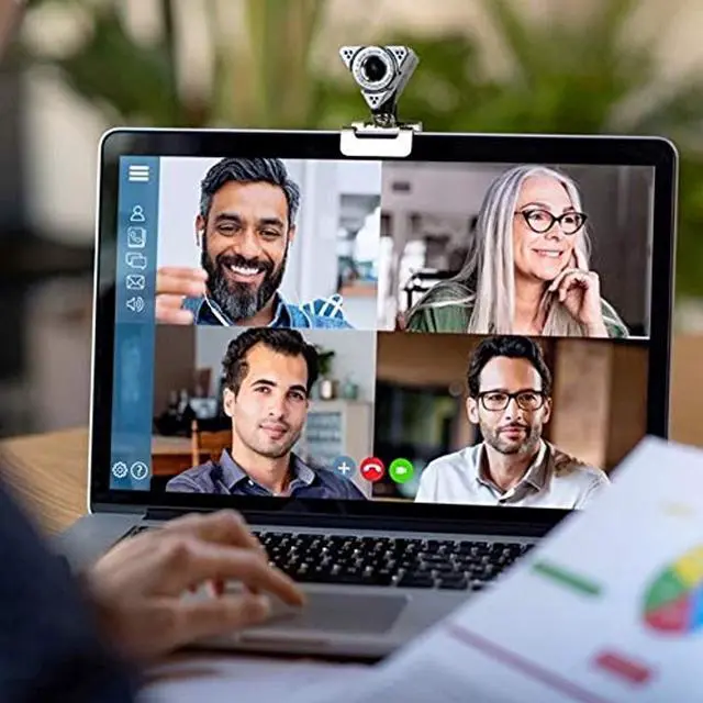 Alt view image 7 of 20 - Aluratek AWC01F Video Conferencing Camera - 2 Megapixel - 30 fps - Black - USB 2.0 - 15 Megapixel Interpolated - 1920 x 1080 Video - CMOS Sensor - Manual Focus - Microphone - Notebook, Computer
