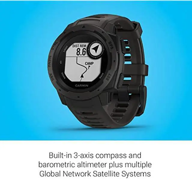 Alt view image 7 of 20 - Garmin Instinct, Rugged Outdoor Watch with GPS 010-02064-00