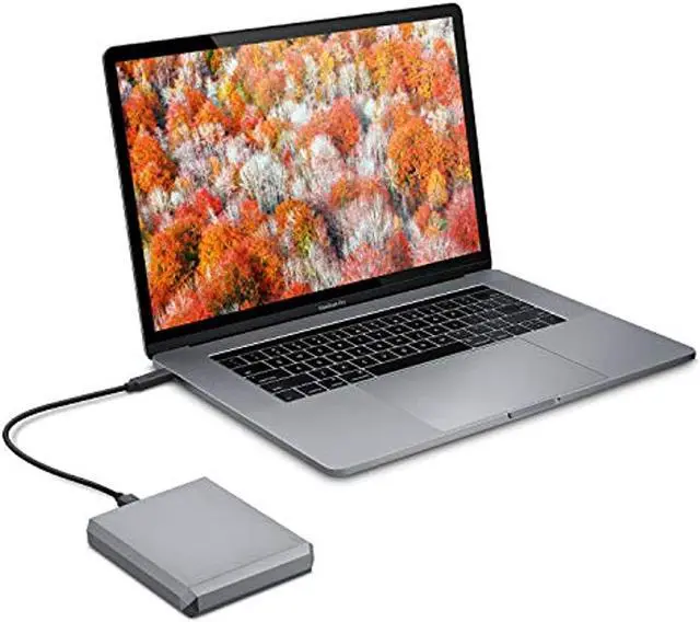 Alt view image 4 of 13 - LaCie 4TB Mobile Drive USB-C Model STHG4000402 Space Gray