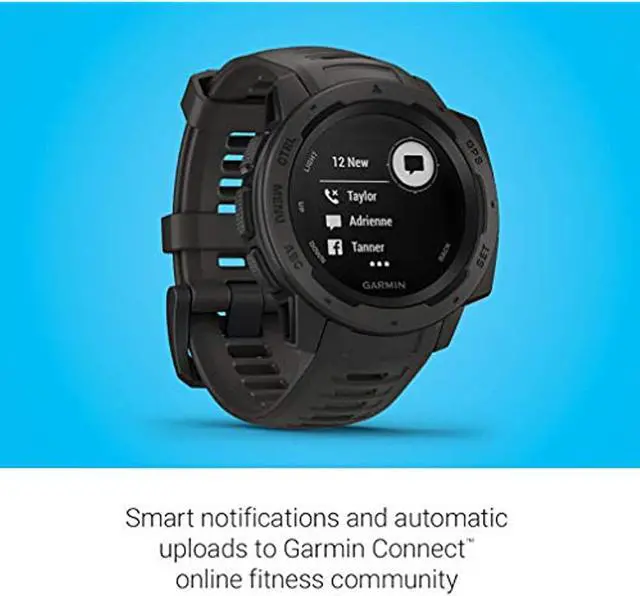 Alt view image 8 of 20 - Garmin Instinct, Rugged Outdoor Watch with GPS 010-02064-00