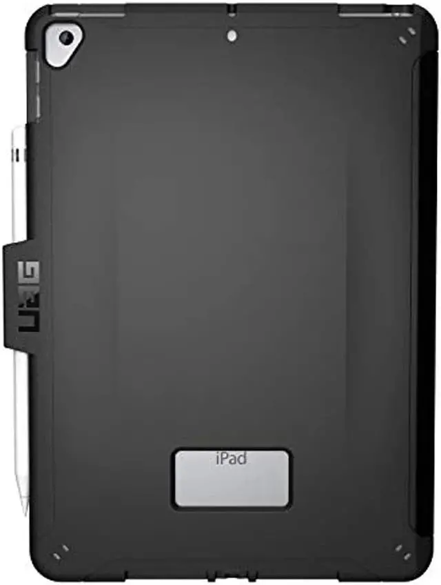 Alt view image 2 of 20 - UAG iPad 10.2-inch (9th Gen, 2021),(8th Gen, 2020) & (7th Gen, 2019) Case, Scout Feather-Light Rugged Military Drop Tested Protective Cover with Apple Pencil Holder, Black