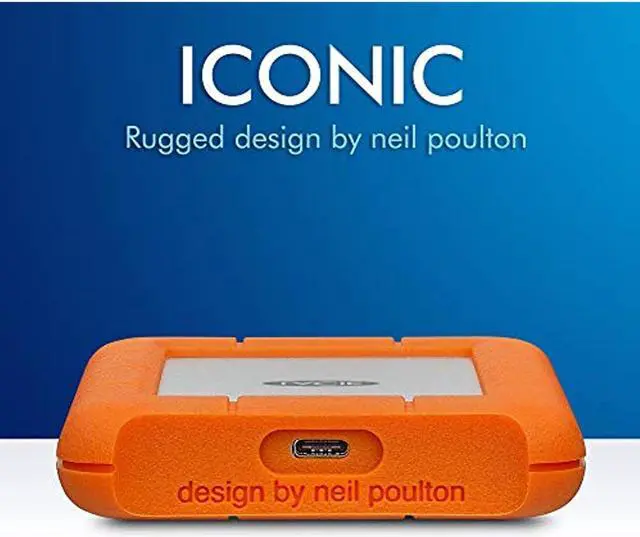 Alt view image 13 of 20 - Lacie STFR5000800  5TB Rugged USB 3.1 Gen 1 Type-C External Hard Drive