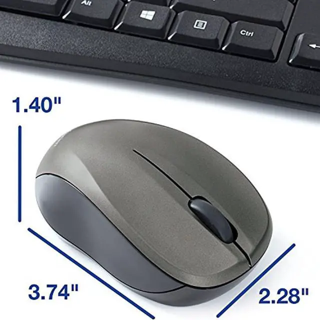 Alt view image 9 of 20 - Verbatim 99779 Silent Wireless Mouse & Keyboard