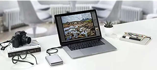 Alt view image 8 of 13 - LaCie 4TB Mobile Drive USB-C Model STHG4000402 Space Gray