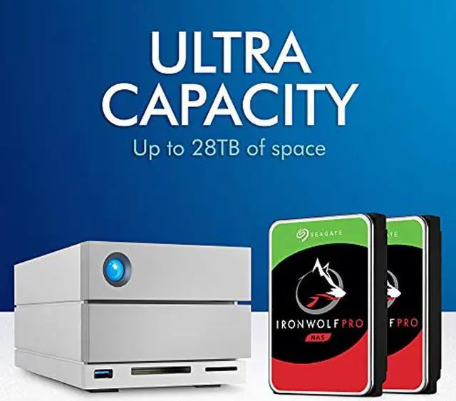 Alt view image 16 of 20 - LaCie 2big Dock RAID Storage Array with 28TB (2x 14TB) HDD #STGB28000400