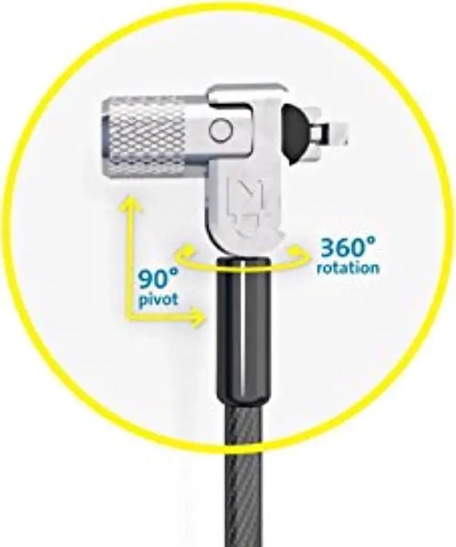 Alt view image 12 of 20 - Kensington MicroSaver 2.0 Keyed Ultra Cable Lock for Laptops & Other Devices (K64432WW)