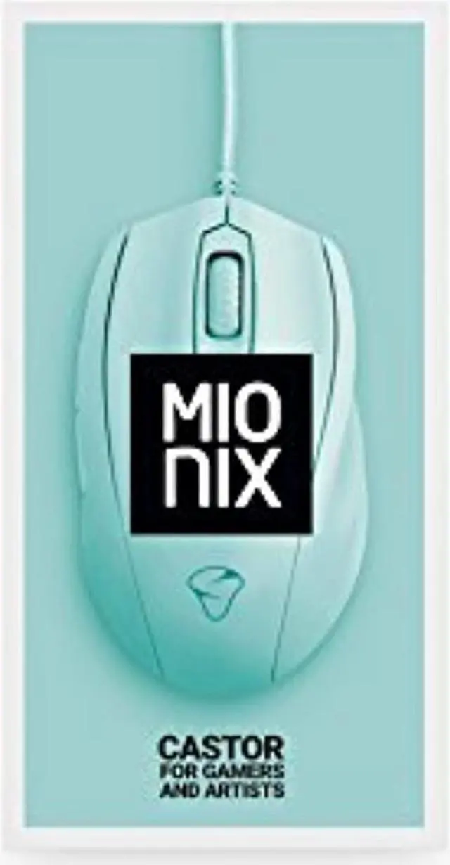 Alt view image 6 of 7 - Mionix Castor Ice Cream Optical Gaming Mouse (Blue)