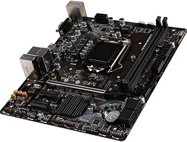 Alt view image 3 of 10 - MSI PRO B365M PRO-VH LGA 1151 (300 Series) Intel B365 SATA 6Gb/s Micro ATX Intel Motherboard