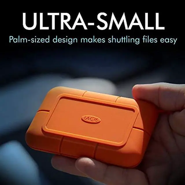 Alt view image 13 of 20 - LaCie Rugged SSD 500GB USB 3.1 Gen 2, Type-C Professional NVMe SSD