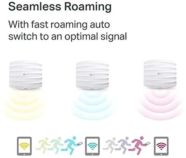 Alt view image 6 of 14 - TP-LINK EAP225 IEEE 802.11ac 1.32 Gbit/s Wireless Access Point