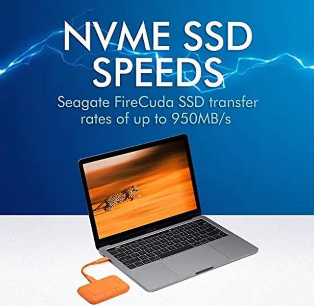 Alt view image 9 of 20 - LaCie Rugged SSD 500GB USB 3.1 Gen 2, Type-C Professional NVMe SSD