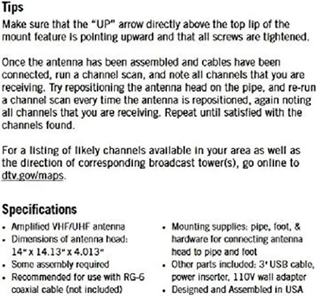 Alt view image 7 of 7 - Winegard FL6550A FlatWave Air Outdoor HDTV Antenna