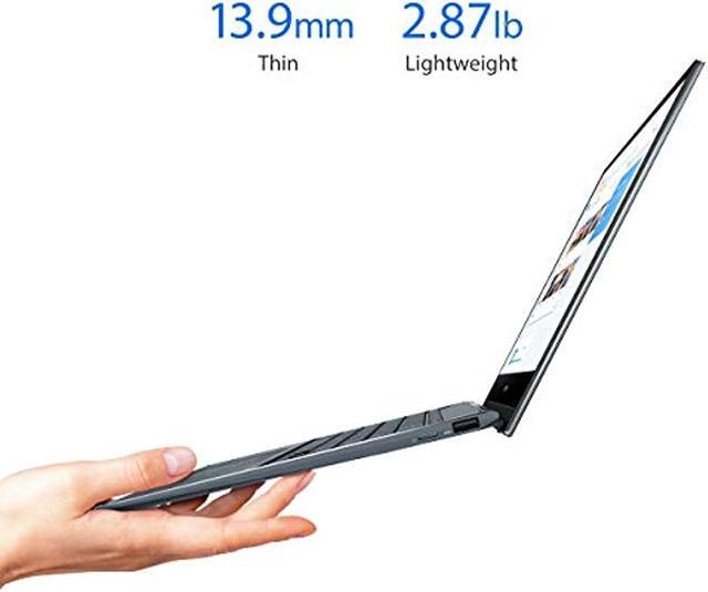Alt view image 2 of 10 - ASUS ZenBook Flip Intel Core i5-1035G1 8GB Memory 512 GB PCIe SSD Intel UHD Graphics 13.3" Touch Screen 1920 x 1080 Convertible 2-in-1 Laptop Windows 10 Home 64-bit UX363JA-DB51T
