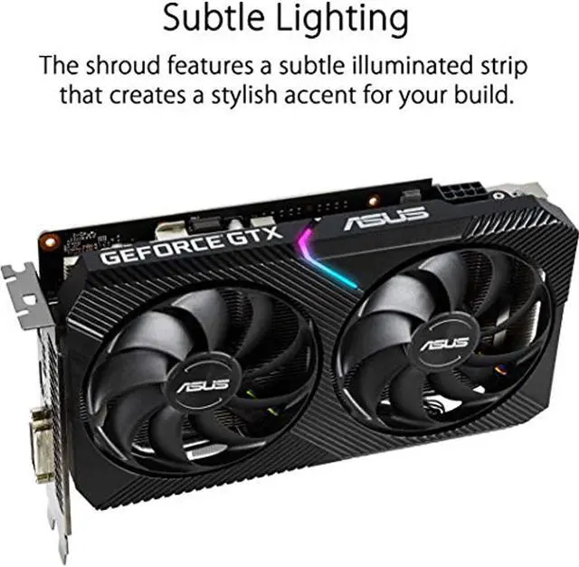 Alt view image 5 of 7 - ASUS Dual GeForce GTX 1660 SUPER 6GB GDDR6 PCI Express 3.0 Graphics Card DUAL-GTX1660S-O6G-MINI