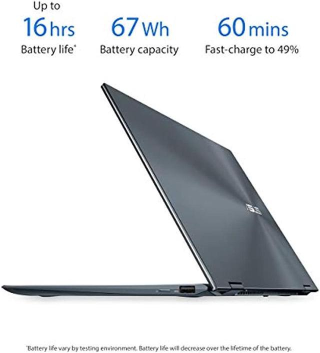 Alt view image 5 of 10 - ASUS ZenBook Flip Intel Core i5-1035G1 8GB Memory 512 GB PCIe SSD Intel UHD Graphics 13.3" Touch Screen 1920 x 1080 Convertible 2-in-1 Laptop Windows 10 Home 64-bit UX363JA-DB51T