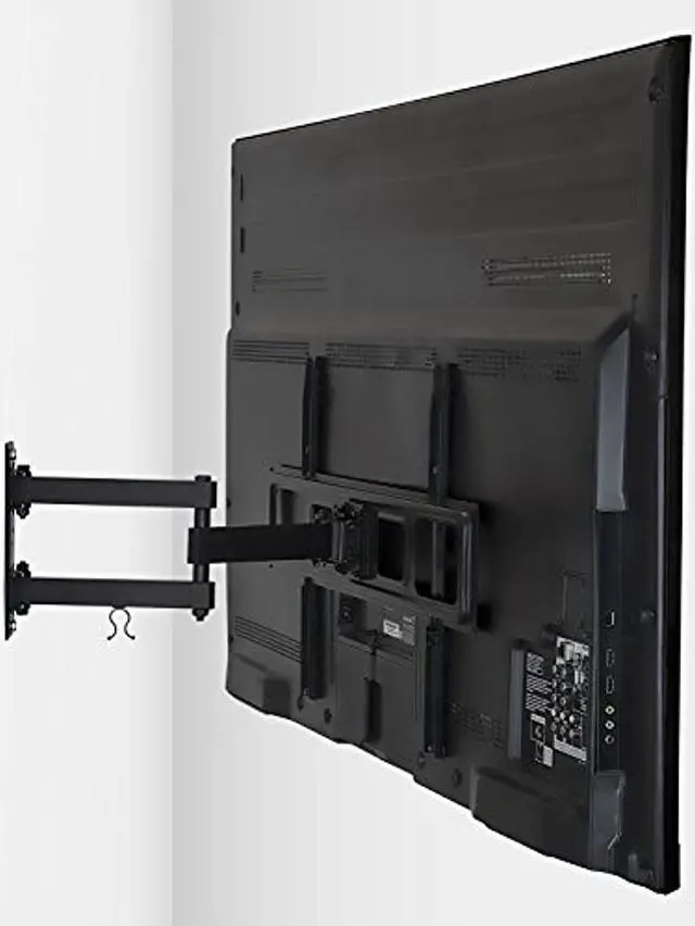 Alt view image 7 of 10 - Mount-It! Swivel TV Wall Mount Arm | Fits 37" to 70" TVs | 17 Inch Extension