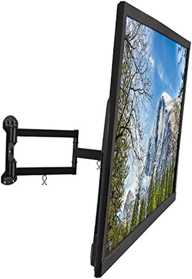 Alt view image 9 of 13 - Mount-It! Swivel TV Wall Mount Arm | 24 inch Extension | Fits 32" to 55" TVs