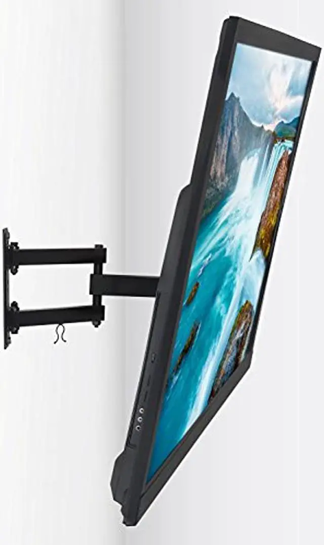 Alt view image 6 of 10 - Mount-It! Swivel TV Wall Mount Arm | Fits 37" to 70" TVs | 17 Inch Extension