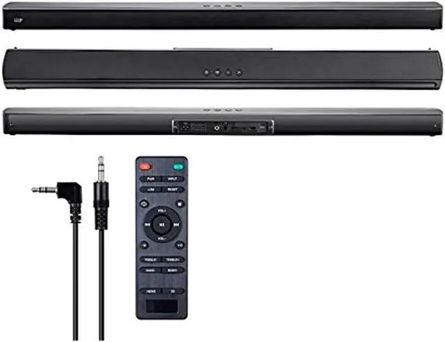 Alt view image 12 of 20 - Monoprice SB-200 Premium Slim Soundbar with HDMI ARC, Bluetooth, Optical, and Coax Inputs