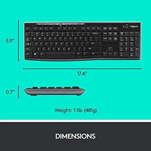 Alt view image 12 of 20 - LOGITECH 920-008813 LOGITECH MK270 WIRELESS COMBO- BROWN BOX
