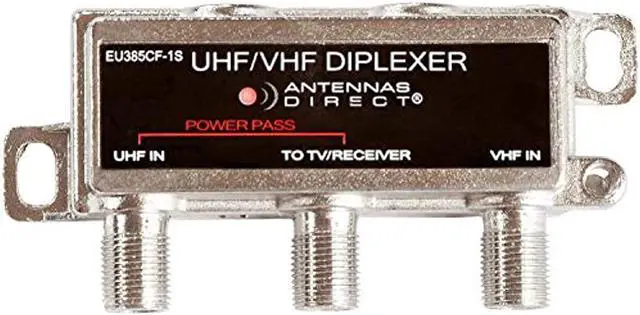 Alt view image 3 of 6 - Antennas Direct EU385CF-1s Uhf/vhf antenna combiner