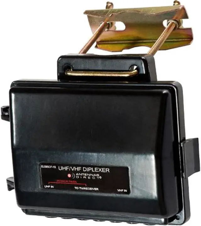 Alt view image 2 of 6 - Antennas Direct EU385CF-1s Uhf/vhf antenna combiner