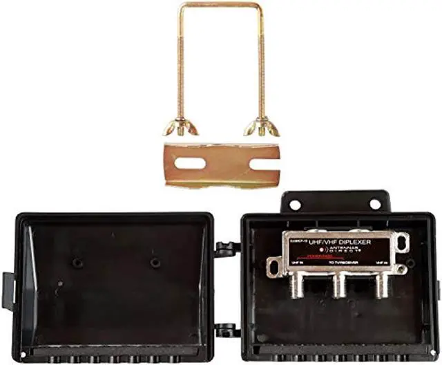 Alt view image 4 of 6 - Antennas Direct EU385CF-1s Uhf/vhf antenna combiner