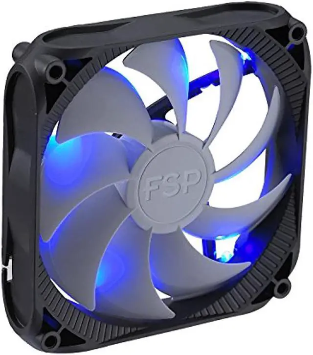 Alt view image 6 of 8 - FSP Group 120mm Quiet Sleeve Bearing Case Fan Blue LED for Computer Cases (CF12S11)