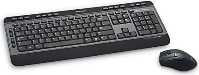 Alt view image 6 of 20 - Verbatim 99788 Wireless Keyboard & 6Button Mouse Combo Black Hot Keys