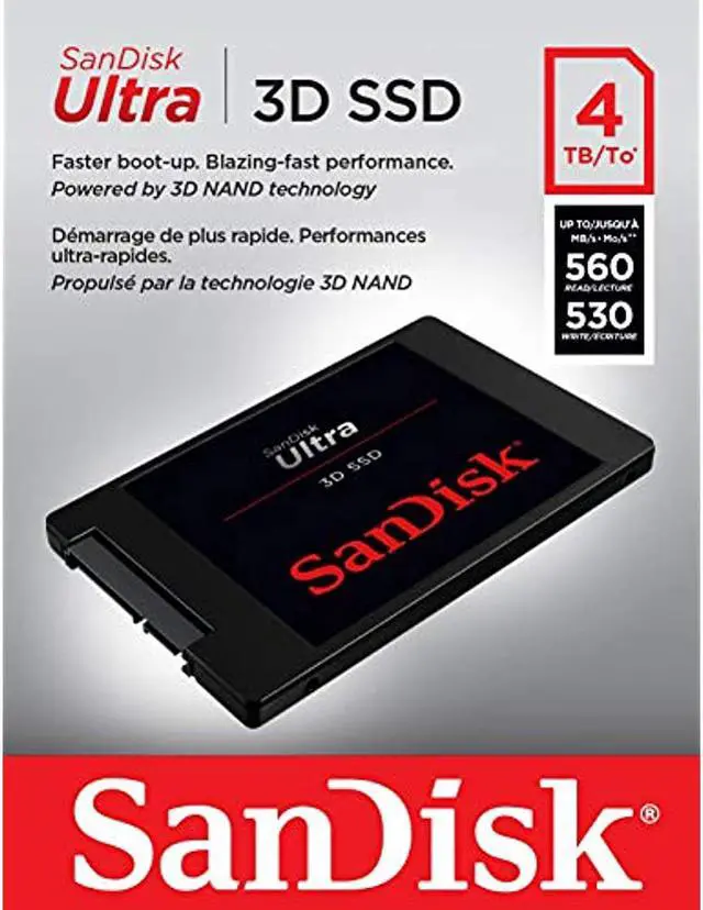Alt view image 11 of 20 - SanDisk Ultra 3D SATA III 2.5" 4TB Internal Solid State Drive SDSSDH3-4T00-G25