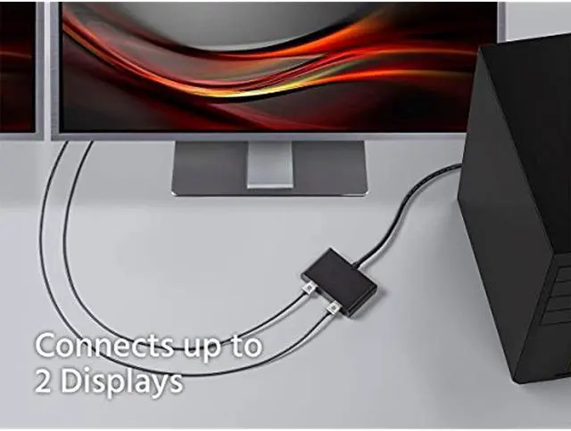 Alt view image 12 of 20 - Monoprice 2-Port DisplayPort 1.2 to HDMI Multi-Stream Transport (MST) Hub, Ideal For Digital Signage And Large Video Displays In Schools, Churches