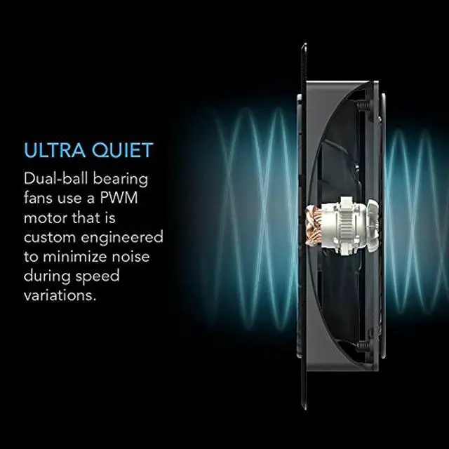 Alt view image 16 of 20 - AC Infinity AIRPLATE S1, Quiet Cooling Fan System with Speed Control, for Home Theater AV Cabinets