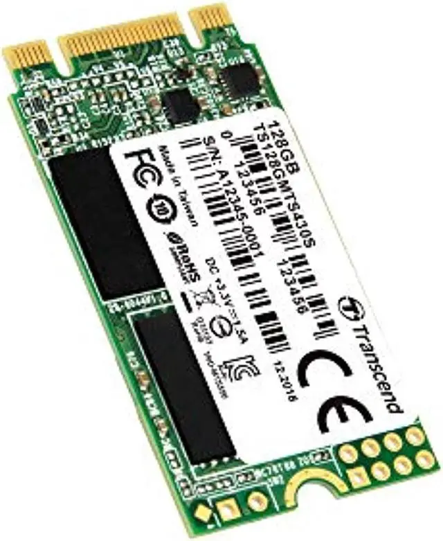 Alt view image 10 of 20 - Transcend TS128GMTS430S 430S 128GB m.2 2242 SATA Internal Solid State Drive