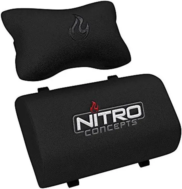 Alt view image 13 of 14 - Nitro Concepts S300 Stealth Black Ergonomic Office Gaming Chair - NC-S300-B