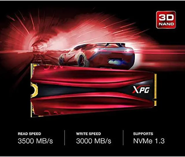 Alt view image 11 of 13 - XPG GAMMIX Gaming SSD S11 Pro Series: 2TB Internal PCIe Gen3x4 M.2 2280 (NVMe)