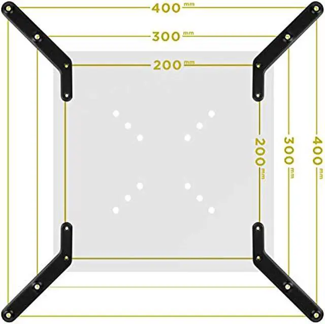 Alt view image 3 of 15 - Mount-It! VESA Mount Adapter Kit for Monitor and TV Mount