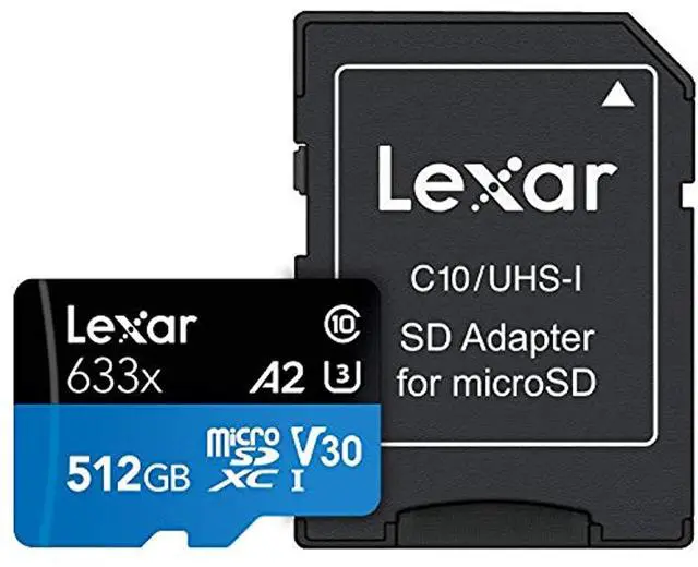Alt view image 15 of 20 - Lexar High-Performance 633x 512GB microSDXC Flash Card Model LSDMI512BBNL633A