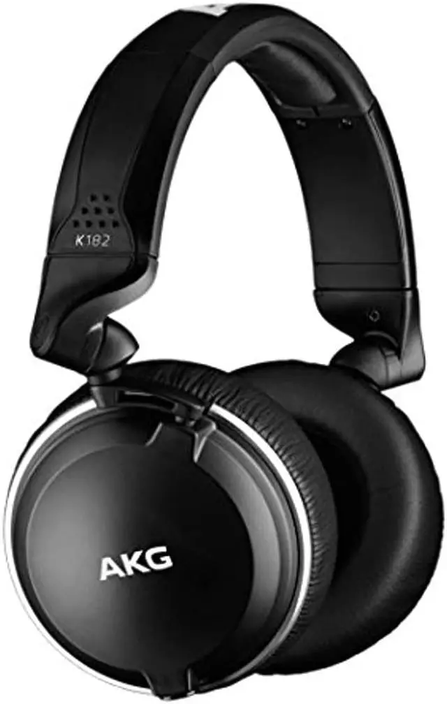 Alt view image 8 of 15 - AKG K182 Professional Closed-Back Recording Studio Monitor Headphones/Swivel