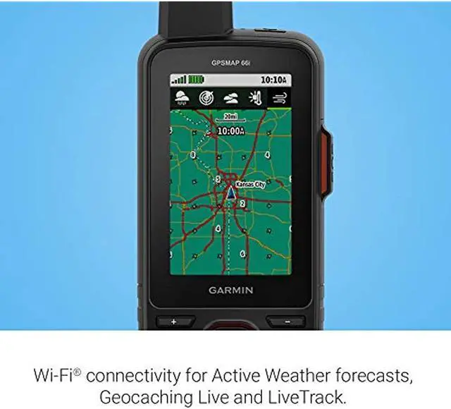Alt view image 17 of 20 - Garmin GPSMAP 66i Handheld Navigator and Satellite Communicator