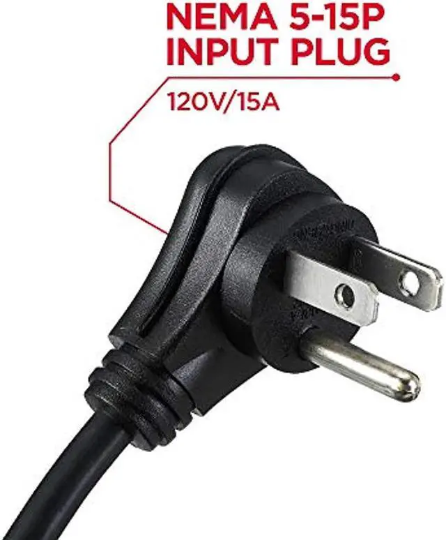 Alt view image 11 of 20 - CYBERPOWER EC450G - UPS - Compact - Standby - Output 120 VAC+/- 5% - 260Watt - 450VA - 10A - USB - Output 8 NEMA 5-15R - Sealed Lead-Acid Battery - Black