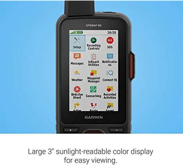 Alt view image 14 of 20 - Garmin GPSMAP 66i Handheld Navigator and Satellite Communicator