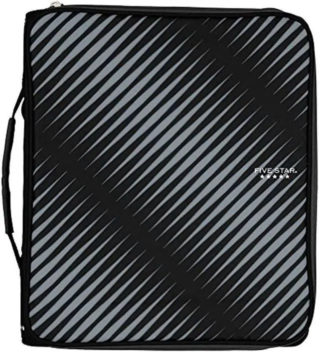 Alt view image 3 of 17 - Five Star 2 Zipper Binder Plus Multi Access File Black - Zipper Binders