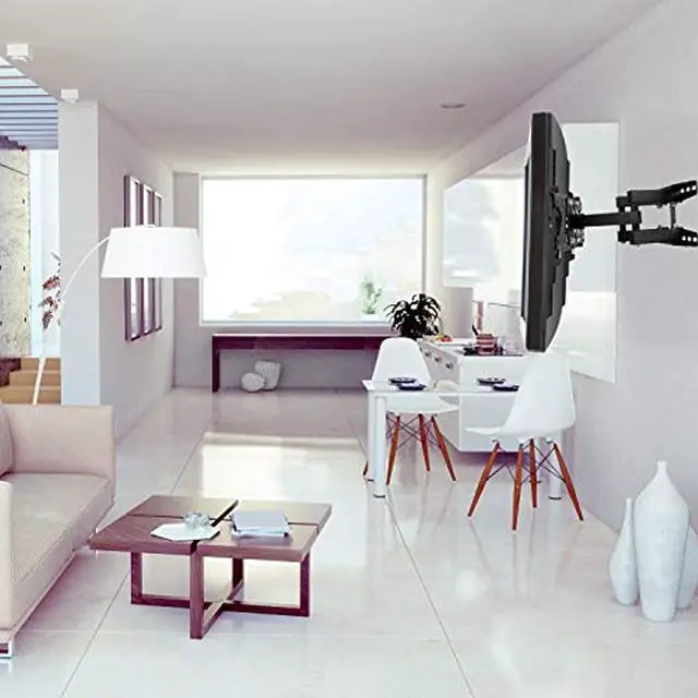 Alt view image 2 of 7 - Mount-It! Corner Full Motion TV Wall Mount | Fits 32"-55" TVs