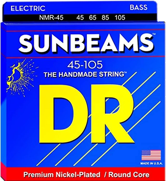 Alt view image 6 of 10 - DR Sunbeam - Nickel Compression Wound - Medium - Bass Strings