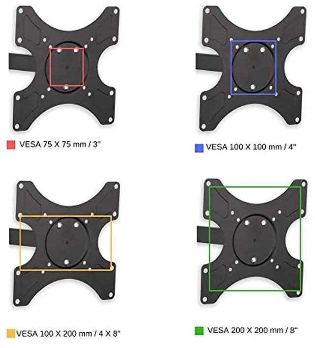 Alt view image 10 of 13 - 1-Arm Tilt/Swivel TV Wall Mount- 19-37in